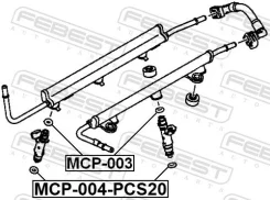 ������ ��� �������� MMC 4A92 4B10 4B11 4B12 6B31 6G72 6G75 06/01- MCP004PCS20 ����