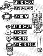 �������� ������� ������������ | ��� ����/��� | Febest MDE55 MDE55 ����