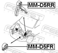 ������� ��������� �������� MT/CVT MN101386 Mitsubishi Lancer CY, CZ# 2007.03-2017.12 [EUR] MMD5FR ����