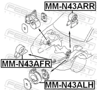 ������� ��������� ������ AT MB581311 Mitsubishi RVR N10,20# 1991.01-1997.03 [JPN] MMN43ARR ����