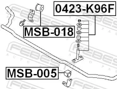 ������ ��������� ������������� MSB-018 MSB018 Febest Febest MSB018 MSB018 ����
