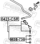 ������ c����� ������������� Febest MSB736 MSB736 ����