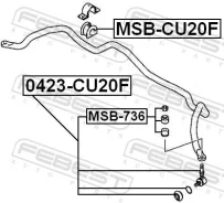 ������ ������������� MMC MN100250 Febest MSB-CU20F CS1/3/9A CU2W/5W �� �����! MSBCU20F ����