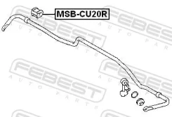 ������ ������������� D16 Febest MSB-CU20R MSBCU20R ����
