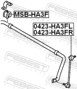 ������ ��������� ������������� d19 | ����� ����/��� | Febest Msbha3F MSBHA3F ����