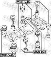 ������� ���������� Febest MSB-V45 MSBV45 ����
