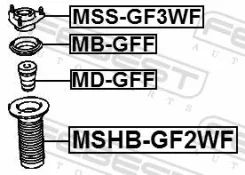 ����� ��������� ������������ ����� ����/��� Febest [Mssgf3WF] MSSGF3WF ����