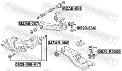 ����������� ��������� �������� ������ ������ ����� ��� Mazda E-Serie Febest MZAB-086 MZAB086 ����