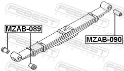 ����������� ������� Febest MZAB089 MZAB089 ����