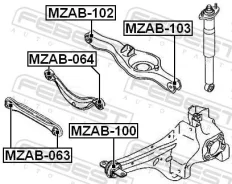 ����������� ������ ���� ��� ����/��� Febest [MZAB103] MZAB103 ����