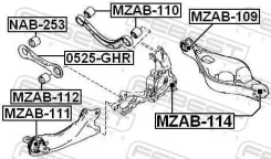 ����������� ������� ����������� �������� ������ Mazda GH# Mazda 6 MZAB110 ����