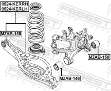 ����������� ������� ������� ������ ��� ����/��� Febest [MZAB155] MZAB155 ����