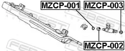�������������� ������ �������� ������� ������� ��� Mazda 323, Subaru Legacy, Subaru Impreza febest mzcp-002 MZCP002 ����