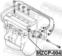 �������������� ������ �������������� ��������� ��� Mazda 323, Mazda 626, Honda CR-V febest mzcp-004 MZCP004 ����