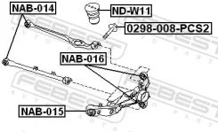 ����������� ������� ������ Febest NAB-016 NAB016 ����