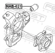 ����������� ������ �����, ������ ������, ����� ��� Hyundai i30, KIA CEED, Hyundai Elantra Febest NAB-021 NAB021 ����