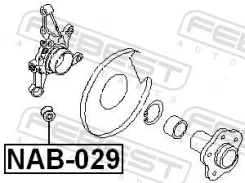 ���������� ������ ����� NAB-029 55152-51E00 Febest NAB029 ����