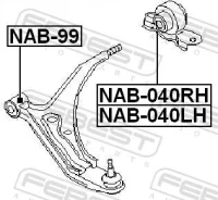����������� ������ Nissan Primera P11 1995.09-2001.01 ����. �����. ���. Febest NAB040LH ����