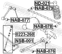 ����������� ������ ���������� ���� ��� ����/��� Febest [NAB076] NAB076 ����