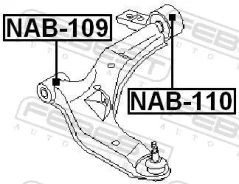 ����������� ��������� ������, ��������, ������, ����� ��� Nissan Primera Febest NAB-109 NAB109 ����
