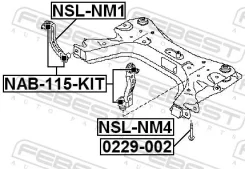 ����������� �������� ���� ������������� (��������) | ����� ����/��� | Febest NAB115KIT NAB115KIT ����