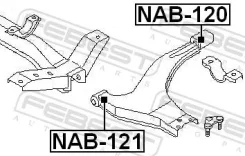 ����������� �������� ��������� ������ Febest NAB-121 NAB121 ����