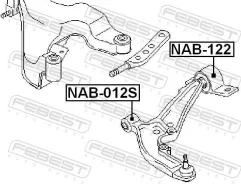 ����������� ��������� ������ ��� ���������� | ��� ����/��� | Febest NAB122 NAB122 ����