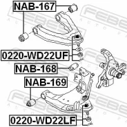 ����������� ������� ������ | ����� ����/��� | Febest NAB-169 NAB169 ����