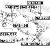 ����������� ������ ����� | ��� ����/��� | Febest NAB200 NAB200 ����