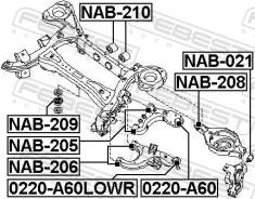 ����������� NAB-205 #55501-ZC30A V35 (Febest) NAB205 ����