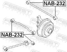 ����������� ������ ���������� ���� | ��� ����/��� | Febest NAB232 NAB232 ����