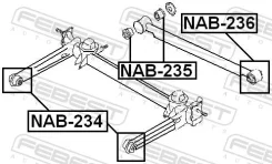 ����������� ������ ���������� ���� | ��� ����/��� | Febest NAB236 NAB236 ����