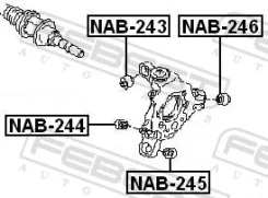 ����������� ������ �����, ������ ������, ����� ��� Infiniti G, Nissan Altima, Nissan Teana Febest NAB-245 NAB245 ����
