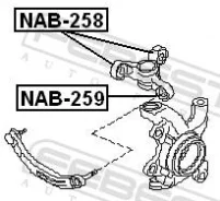 ����������� Nissan Febest NAB258 NAB258 ����