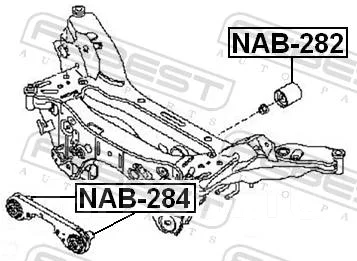 ����������� ������� ������������� Febest NAB284 NAB284 ����