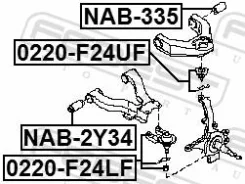 ����������� ��������� ������ 54542-9X500 Nissan Cabstar F24M 2006.09- [EL] NAB335 ����