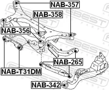 ����������� ������� ������ | ��� ����/��� | Febest NAB342 NAB342 ����