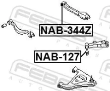 ����������� ������� ������ | ��� ����/��� | Febest NAB344Z NAB344Z ����