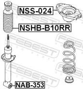 ����������� ������� ������������, ������, ������, ����� ��� Nissan Almera, Nissan Sunny, Nissan Bluebird Sylphy Febest NAB-353 NAB353 ����