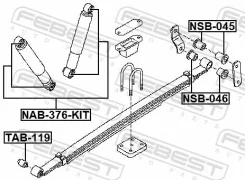 ����������� ������� ������������ �������� | ��� ����/��� | Febest NAB376KIT NAB376KIT ����