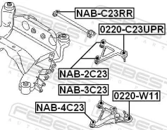 ����������� ������� ������� ������ ��� ����/��� Febest [NAB3C23] NAB3C23 ����