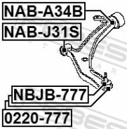 ����������� ��������� ������ (��������������) | ��� ����/��� | Febest ������� NABA34B | �������� �� ��, ������, 5 ����� | �������� �� 12 ��� | ������...