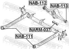 ���� Nissan Primera P12E 2002.01-2007.05 ����. ��������. ����. Febest NARM037 ����