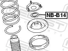 ��������� ����� ��������� ������������, ��������, ������, ����� ��� Nissan Sunny, Nissan Almera I, Nissan Lucino Febest NB-B14 NBB14 ����