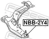 ������� Nissan Almera -00 ����� ������� Febest NBB2Y4 ����