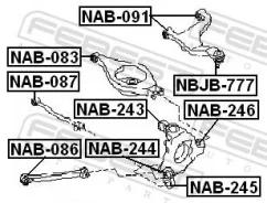 ������� ����� ������� ������� �������� ������ 44.8X32X17.4 NBJB-777 Febest NBJB777 NBJB777 ����