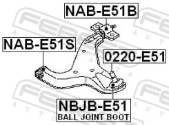 ������� �/� Febest NBJB-E51 NBJBE51 ����