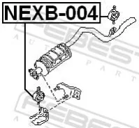 ������� ��������� ��������� Febest NEXB004 NEXB004 ����