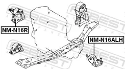 ������� ��������� 11220-4M412 11220-4M400 NM-N16ALH Febest NMN16ALH ����