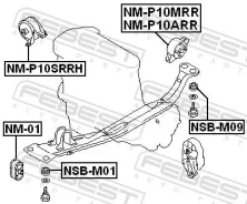 ������� ����. Nissan Primera P10 90-96 R Febest NM-P10SRRH NMP10SRRH ����